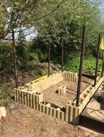 Außengehege für Meerschweinchen auf dem Schmeddershof