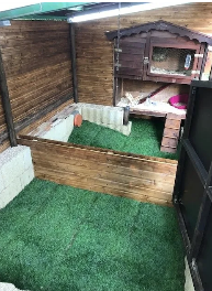 Meerschweinchenstall auf dem Schmeddershof