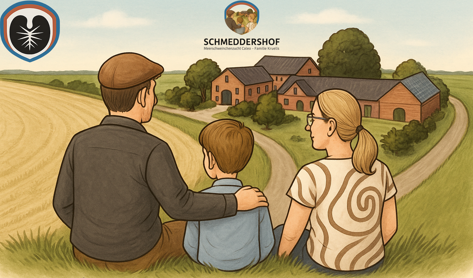 Familie Kruells auf dem Schmeddershof