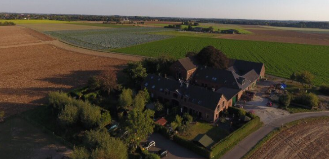 Luftbild des Schmeddershofs